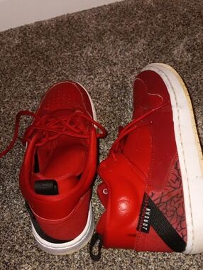 Womens Jordan 23 Red High-Top Sneakers